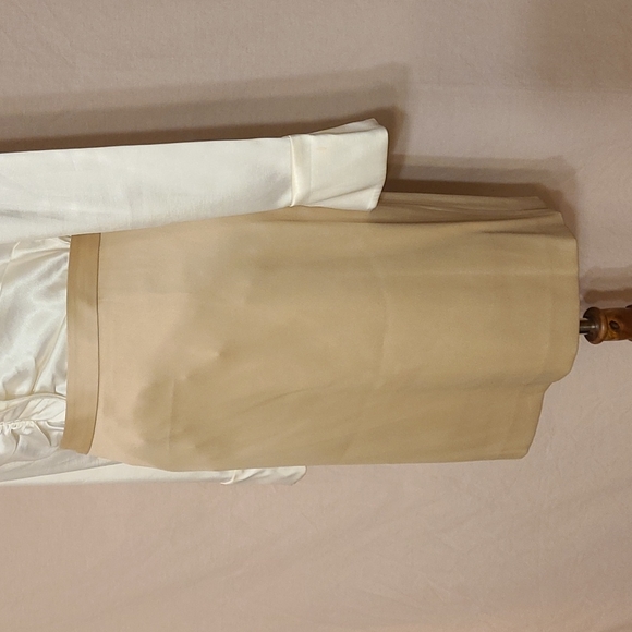 INC International Concepts Gold Pencil Dress Skirt - Picture 2 of 7